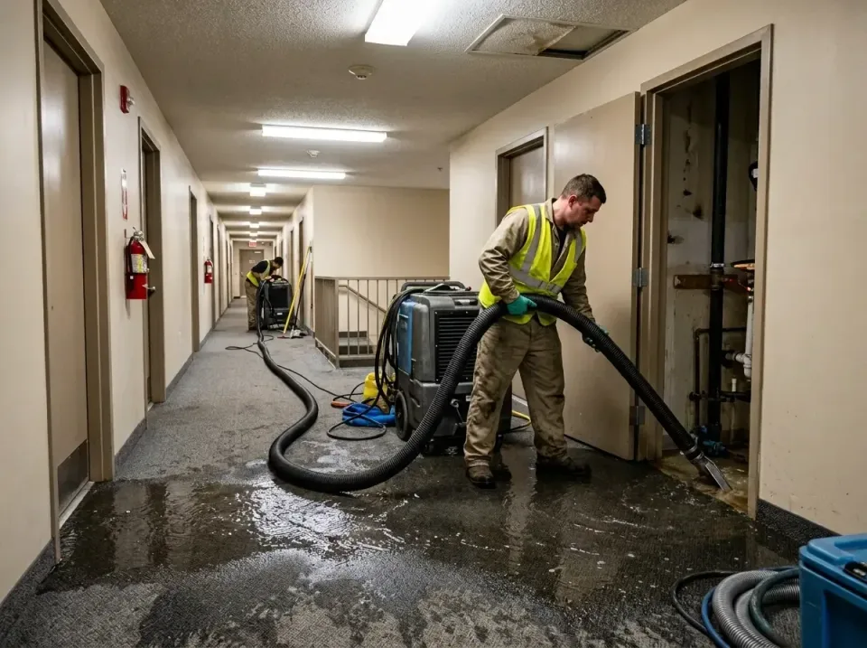 multi-unit-apartment-hallway-f-005 — frequently asked questions, Emergency Burst Pipe Water Extraction & Removal in Cape Ned…